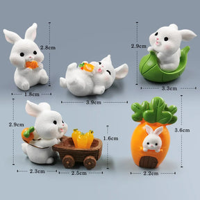 Easter Christmas Rabbit Figurine